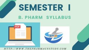 B Pharmacy 1st Semester New Syllabus PDF - 2023 Free Download ...